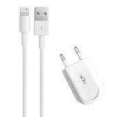LinkTech I665 Flat Mini Design Lightning Şarj Aleti 1.2A 5V Beyaz - 1