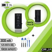 ORJA Apple İphone 8 Plus 3030 mAh Orjinal batarya Yüksek Amper - 1