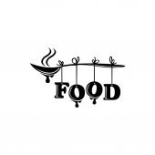 Mutfak Yazısı Food Ahşap Dekoratif Duvar Süsü - 4