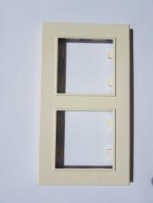 Makel Karea İkili Çerçeve Dikey Krem - 1