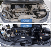 ARAÇ MOTOR KISMI KAPUT İÇİ TEMİZLEYİCİ PARLATICI SPREY ARABA OTOMOBİL TEMİZLEME CİLA SPREYİ - 2