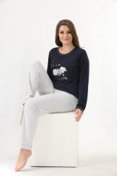 Etoile Uzun Kol Pijama Takımı 70 PolyPamuk 30 Pamuk / 98134 - 1