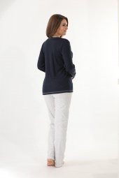 Etoile Uzun Kol Pijama Takımı 70 PolyPamuk 30 Pamuk / 98134 - 5