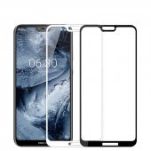 Nokia X6 Zore Kenarları Kırılmaya Dayanıklı Cam Ekran Koruyucu - 1