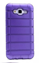 Galaxy J7 Kılıf Zore Çizgili Motomo Kapak - 1