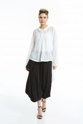 Uzun Kol Rahat Kesim Gömlek Ekru 20Y37026-16 - 1