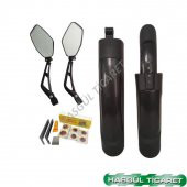 HSGL BİSİKLET AYNA ÇAMURLUK ve LASTİK YAMA SETİ AKSESUARI - 2