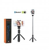 Tripod Bluetooth Kumandalı Kablosuz Selfie Çubuğu Monopod - 1