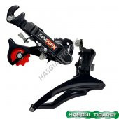 HSGL BİSİKLET TY 05 VİTES KOLU SİYAH ÖN ARKA ATTIRICI SET - 3