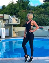 Yoga Pilates Fitness Spor Tulumu Siyah - 2