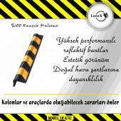 LOREX LR-K712 Oval Kauçuk Kolon Köşe Koruyucu - 1