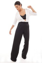 HerTon Pileli Rahat Kesim Palazo Pantolon PU-475 - 8