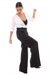 HerTon Pileli Rahat Kesim Palazo Pantolon PU-475 - 9