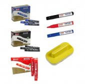 Mikro Beyaz Tahta Kalemi Kartuşu Seti Kalem ve Silgi Hediyeli - 1