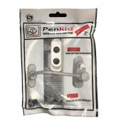 Penkid Düğmeli Çelik Halatlı Pvc Pencere Emniyet Kilidi Beyaz - 3