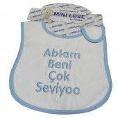 salarticaret nakışlı bebek salya mama önlüğü - 3