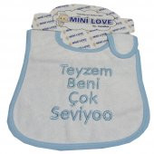 salarticaret nakışlı bebek salya mama önlüğü - 4