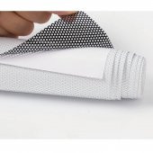 127cm Yapışkanlı Delikli Folyo One Way Vision Delikli Cam Filmi - 1