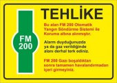 FM 200 10 cm x 15 cm Folyo Sticker - 1