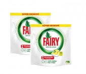 Fairy Hepsi Bir Arada Bulaşık Makinesi Kapsülü Limon 100 lü x 2 Adet - 1