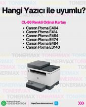 canon pixma e414 / Canon CL-56 Renkli Kartuş Orjinal - 2