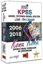 Yargı 2020 KPSS Lise Ön Lisans GY GK Konu Konu 2006 2018 Çıkmış S - 1