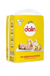 Dalin Alt Değiştirme Örtüsü 10lu / 60x60 cm - 1
