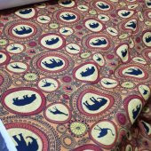 Hayvan Desenli Fon Perde -Fiyat 1 Kanat İçin Geçerlidir - 3