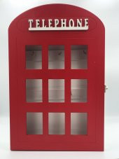 Londra Telefon Kulübesi Anahtarlık Kutusu - 1
