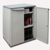 Keter 2 Raflı Küçük Plastik Dolap,Banyo Dolabı,Bahçe Dolabı,Mutfak Dolabı - 2