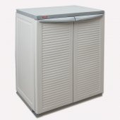 Keter 2 Raflı Küçük Plastik Dolap,Banyo Dolabı,Bahçe Dolabı,Mutfak Dolabı - 3