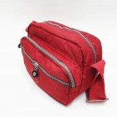 Kaliteli ve Kullanışlı Orta Boy Kırmızı Renk Bayan El ve Omuz Çantası - 7