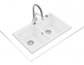 TEKA FORSQUARE 790 TG BEYAZ GRANİT EVYE - 2