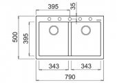 TEKA FORSQUARE 790 TG BEYAZ GRANİT EVYE - 3