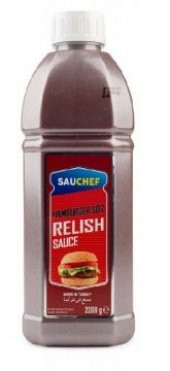 Sauchef Hamburger Relish Sos 2200 Gr - 1