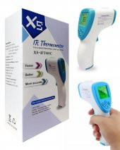 XS Temassız Ateş Ölçer Kızıl Ötesi Vücut Alından Dijital Termometre - 1