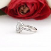 Oval Baget Zirkon Taşlı Gümüş Bayan Set thumbnail 5