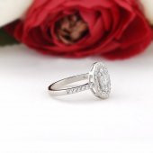 Oval Baget Zirkon Taşlı Gümüş Bayan Set thumbnail 6