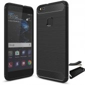 Teleplus Huawei P10 Lite Özel Karbon ve Silikonlu Kılıf - 1