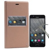 Teleplus Casper Via M2 Pencereli Lux Kılıf  + Cam Ekran Koruyucu - 3