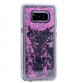 Teleplus Samsung Galaxy S8 Plus Sulu Simli Silikon Kılıf  + Tam Kapatan Cam - 4