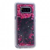 Teleplus Samsung Galaxy S8 Plus Sulu Simli Silikon Kılıf  + Tam Kapatan Cam - 6
