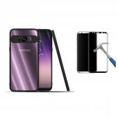 Teleplus Samsung Galaxy S8 Plus Kamera Koruma Silikon Kılıf  + Full Kapatan Cam - 1