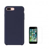 Teleplus G-Case iPhone 7 Plus Silikon Kılıf + Cam Ekran Koruyucu - 6