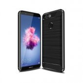 Teleplus Huawei P Smart Özel Karbon ve Silikonlu Kılıf - 1