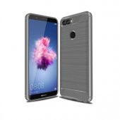 Teleplus Huawei P Smart Özel Karbon ve Silikonlu Kılıf - 2