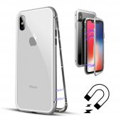 Teleplus iPhone X Kılıf Mıknatıslı 360 Metal Çerçeve - 3