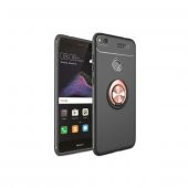 Teleplus Huawei P9 Lite 2017 Ravel Yüzüklü Silikon Kılıf  + Nano Ekran Koruyucu - 4