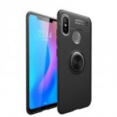 Teleplus Xiaomi Mi 6X Ravel Yüzüklü Silikon Kılıf  + Nano Ekran Koruyucu - 1