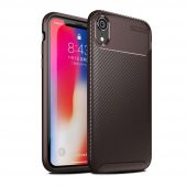 Teleplus iPhone XR Kılıf Ultra Soft Negro Karbon Silikon   + Nano Ekran Koruyucu - 3